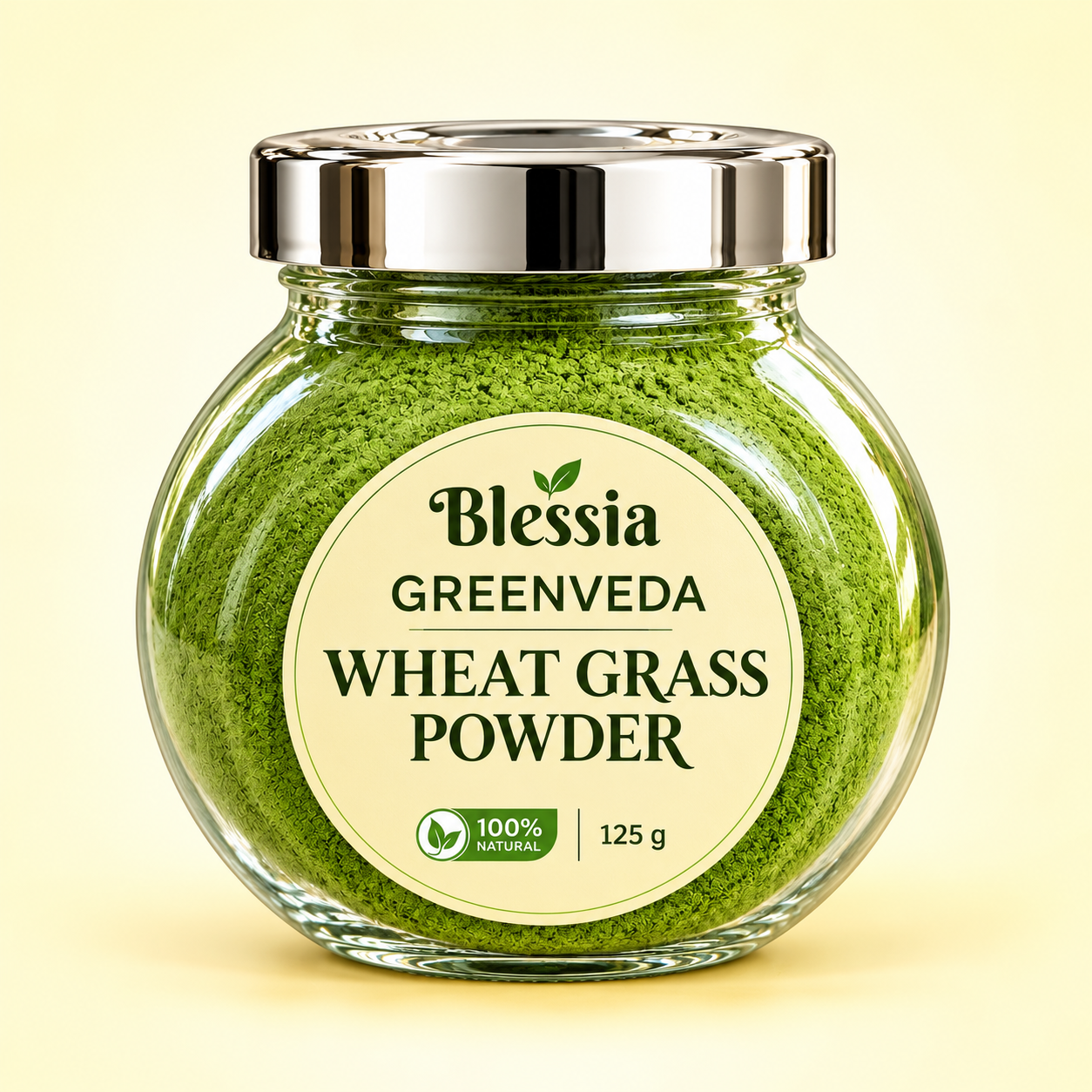 Blessia GreenVeda Wheat Grass Powder – 125 g